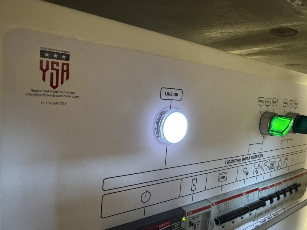 YSA-branded custom electrical switchboard